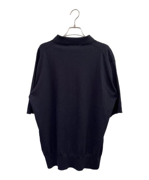 AURALEE（オーラリー）AURALEE (オーラリー) GIZA HIGH GAUGE KNIT POLO/ギザ コットン ハイゲージ ニット ポロ ネイビー サイズ:4の古着・服飾アイテム