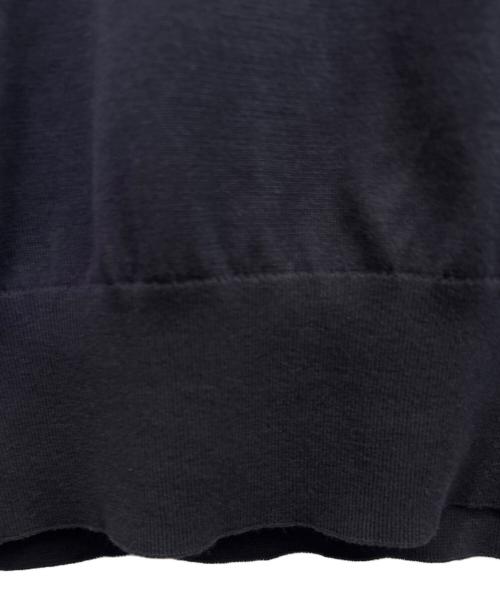 AURALEE（オーラリー）AURALEE (オーラリー) GIZA HIGH GAUGE KNIT POLO/ギザ コットン ハイゲージ ニット ポロ ネイビー サイズ:4の古着・服飾アイテム