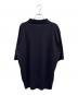 AURALEE (オーラリー) GIZA HIGH GAUGE KNIT POLO/ギザ コットン ハイゲージ ニット ポロ ネイビー サイズ:4：32000円