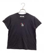 madhappyマッドハッピー）の古着「コラボTシャツ」｜ネイビー