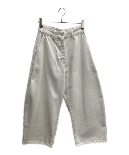 STUDIO NICHOLSON（スタジオ ニコルソン）STUDIO NICHOLSON (スタジオ ニコルソン) デニムパンツ ホワイト サイズ:UK6 IT38の古着・服飾アイテム