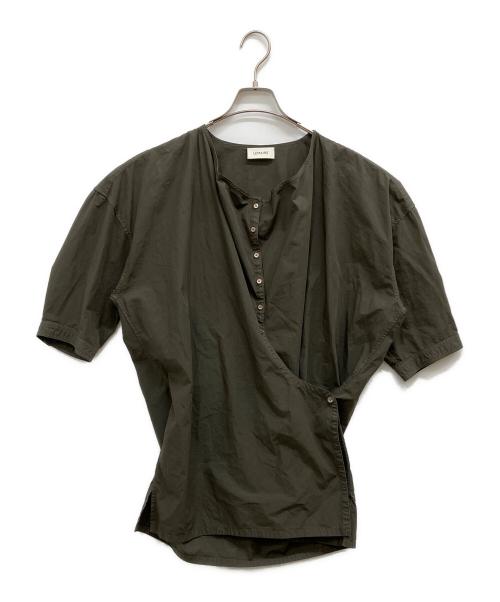 LEMAIRE（ルメール）LEMAIRE (ルメール) TWISTED SHIRT カーキ サイズ:38の古着・服飾アイテム