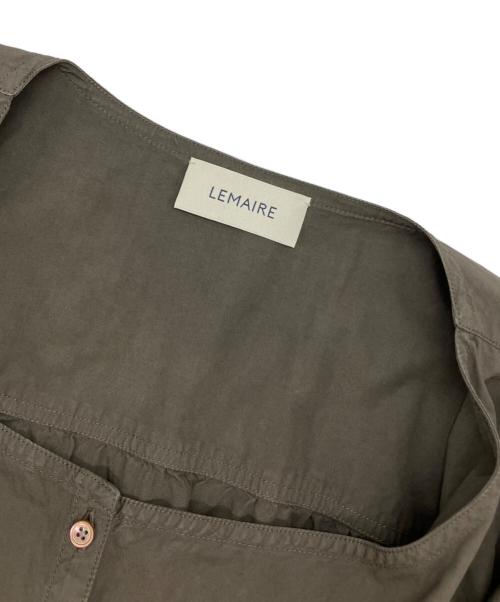 LEMAIRE（ルメール）LEMAIRE (ルメール) TWISTED SHIRT カーキ サイズ:38の古着・服飾アイテム