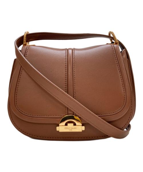 COLE HAAN（コールハーン）COLE HAAN (コールハーン) セレネアサドルバッグ ブラウンの古着・服飾アイテム