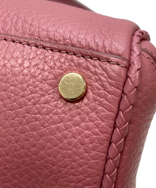 COLE HAAN（コールハーン）COLE HAAN (コールハーン) タリースモールドームサッチェルショルダーバッグ ピンクの古着・服飾アイテム