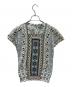 ETRO (エトロ) シルクパッチワークニット ライトブルー サイズ:38：5000円