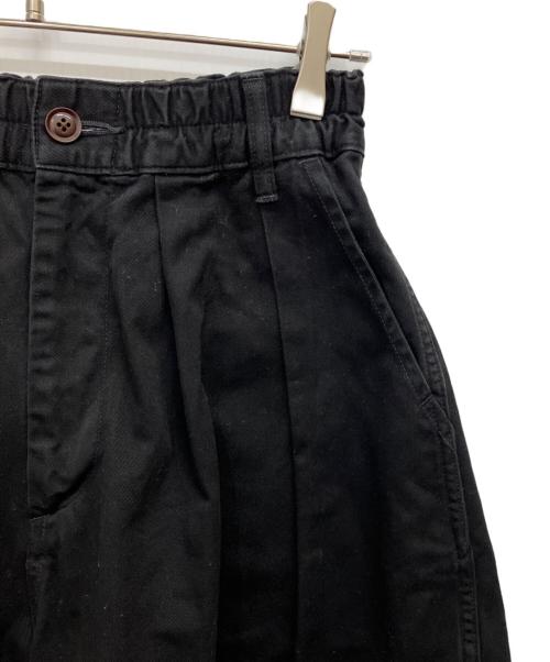 HARVESTY（ハーベスティー）HARVESTY (ハーベスティー) チノサーカスパンツ ブラックの古着・服飾アイテム