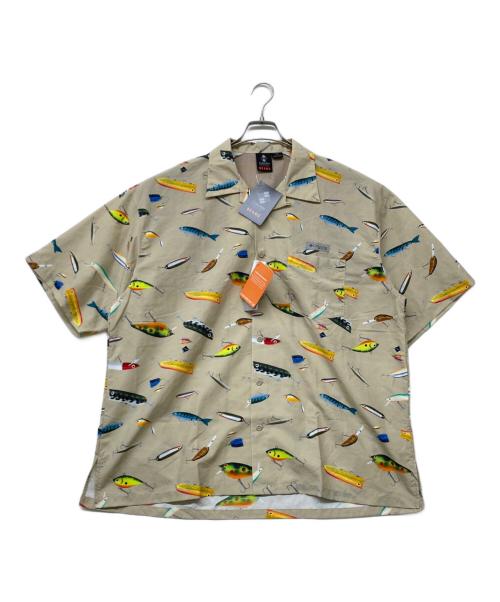BEAMS（ビームス）BEAMS Columbia 別注 PFG Trollers Best (TM)BMS Short Sleeve Shirt(ベッチュウ ピーエフジー トローラーズ ベスト ビーエムエス ショート スリーブ シャツ) サイズ:sizeLの古着・服飾アイテム
