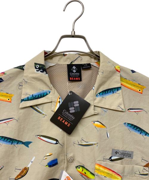 BEAMS（ビームス）BEAMS Columbia 別注 PFG Trollers Best (TM)BMS Short Sleeve Shirt(ベッチュウ ピーエフジー トローラーズ ベスト ビーエムエス ショート スリーブ シャツ) サイズ:sizeLの古着・服飾アイテム