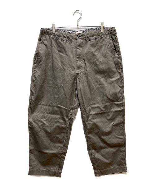BEAMS JAPAN（ビームスジャパン）BEAMS JAPAN (ビームスジャパン) ビッグ チノパンツ グレー サイズ:XL 未使用品の古着・服飾アイテム