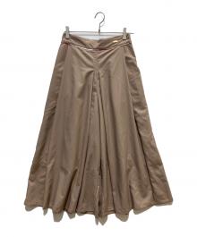 BLUE LABEL CRESTBRIDGE（ブルーレーベルクレストブリッジ）の古着「ワイドパンツ」｜ベージュ