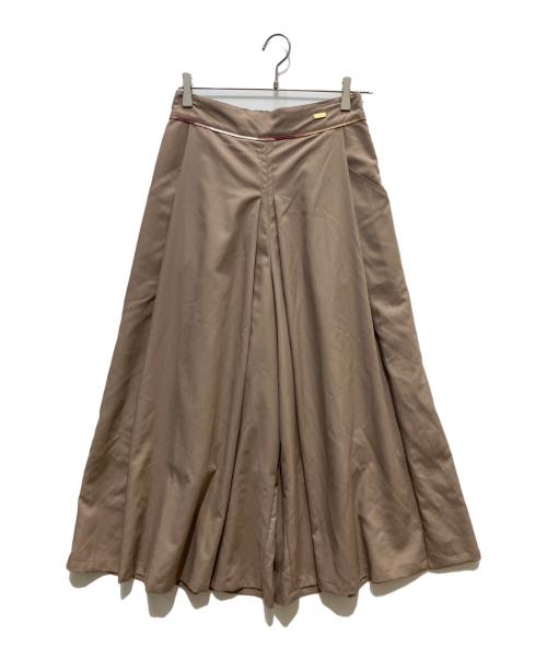 BLUE LABEL CRESTBRIDGE（ブルーレーベルクレストブリッジ）BLUE LABEL CRESTBRIDGE (ブルーレーベルクレストブリッジ) ワイドパンツ ベージュ サイズ:SIZE　38の古着・服飾アイテム