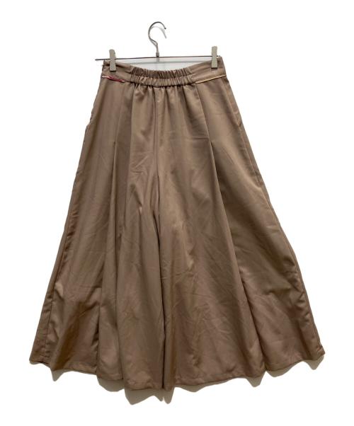 BLUE LABEL CRESTBRIDGE（ブルーレーベルクレストブリッジ）BLUE LABEL CRESTBRIDGE (ブルーレーベルクレストブリッジ) ワイドパンツ ベージュ サイズ:SIZE　38の古着・服飾アイテム