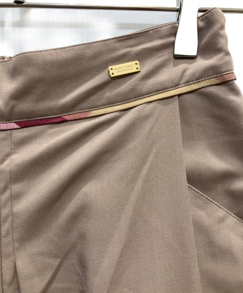 BLUE LABEL CRESTBRIDGE（ブルーレーベルクレストブリッジ）BLUE LABEL CRESTBRIDGE (ブルーレーベルクレストブリッジ) ワイドパンツ ベージュ サイズ:SIZE　38の古着・服飾アイテム