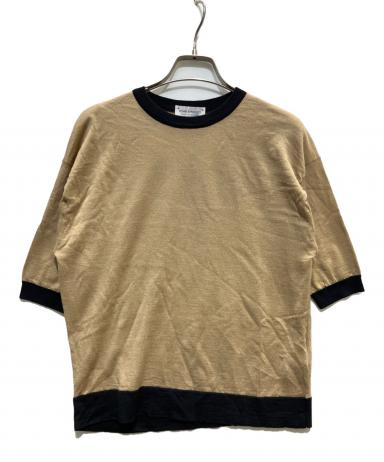 JOHN SMEDLEY ジョンスメドレー ニット・セーター M 茶 【古着】【中古】【送料無料】 中古・古着通販】JOHN SMEDLEY (ジョンスメドレー) リンガーニット