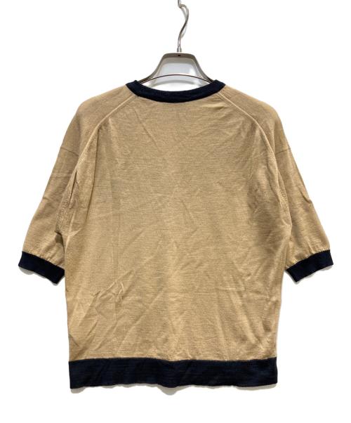 JOHN SMEDLEY（ジョンスメドレー）JOHN SMEDLEY (ジョンスメドレー) リンガーニット ベージュ サイズ:Mの古着・服飾アイテム