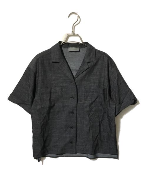 uncrave（アンクレイヴ）uncrave (アンクレイヴ) シャンブレーオックス 半袖シャツ・パンツセットアップ グレー サイズ:2の古着・服飾アイテム