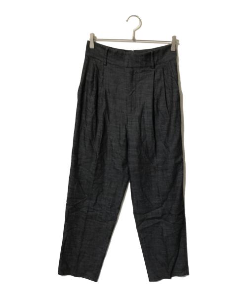 uncrave（アンクレイヴ）uncrave (アンクレイヴ) シャンブレーオックス 半袖シャツ・パンツセットアップ グレー サイズ:2の古着・服飾アイテム