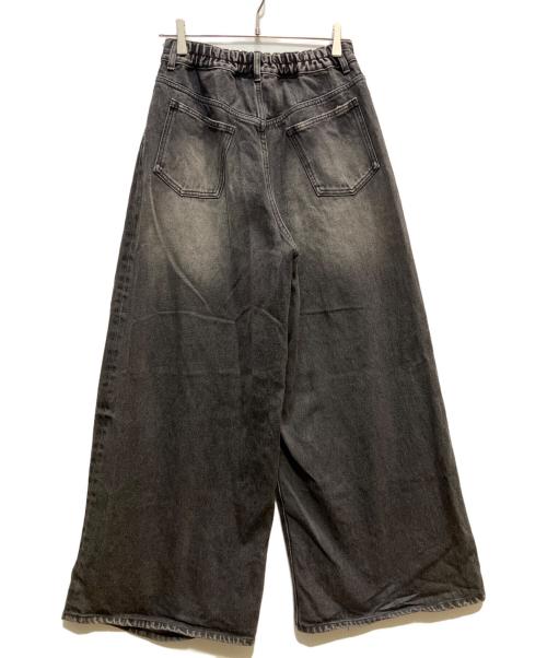 MAISON SPECIAL（メゾンスペシャル）MAISON SPECIAL (メゾンスペシャル) Ripped Wide Denim ブラック サイズ:38の古着・服飾アイテム