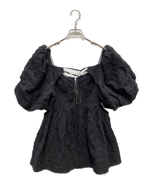MAISON SPECIAL（メゾンスペシャル）MAISON SPECIAL (メゾンスペシャル) バルーンスリーブチュニック ブラック サイズ:FREEの古着・服飾アイテム