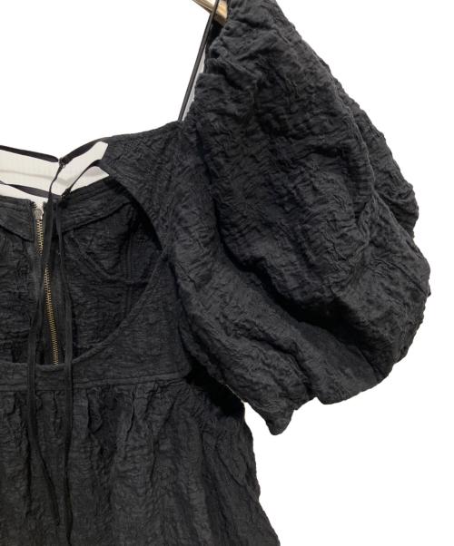 MAISON SPECIAL（メゾンスペシャル）MAISON SPECIAL (メゾンスペシャル) バルーンスリーブチュニック ブラック サイズ:FREEの古着・服飾アイテム