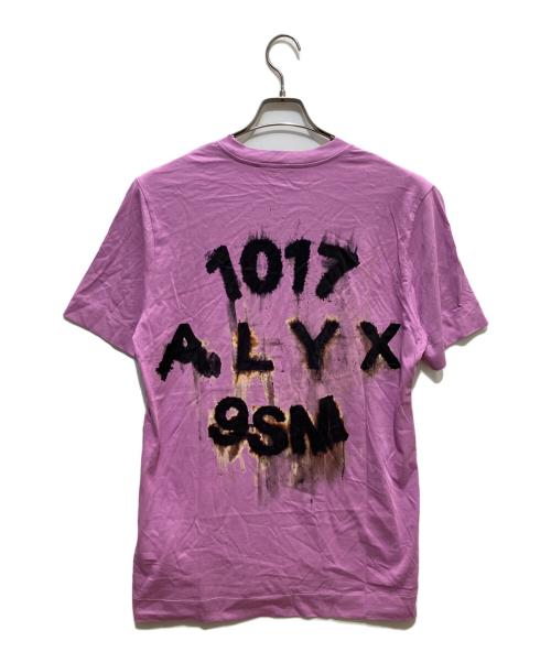 1017 ALYX 9SM（テンセブンティーン アリクス ナインエスエム）1017 ALYX 9SM (テンセブンティーン アリクス ナインエスエム) ロゴTシャツ パープル サイズ:Mの古着・服飾アイテム