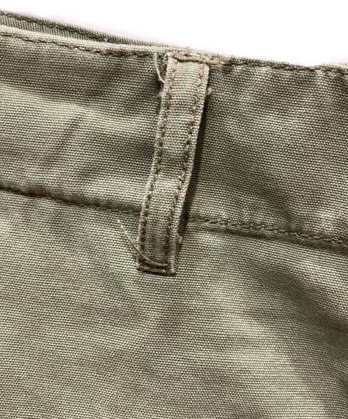 stussy（ステューシー）stussy (ステューシー) クロップドカーゴパンツ オリーブ サイズ:FREEの古着・服飾アイテム