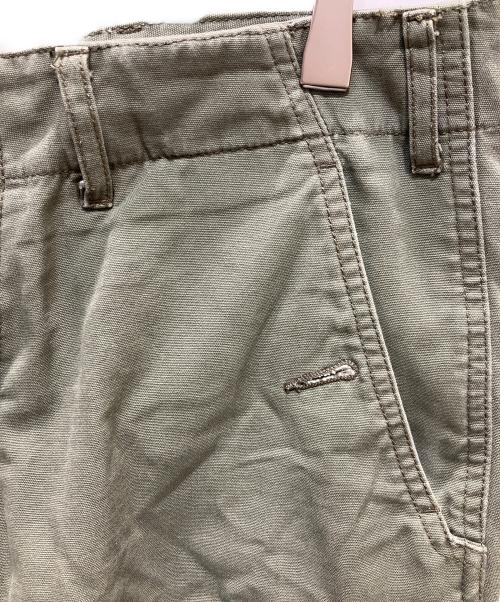 stussy（ステューシー）stussy (ステューシー) クロップドカーゴパンツ オリーブ サイズ:FREEの古着・服飾アイテム