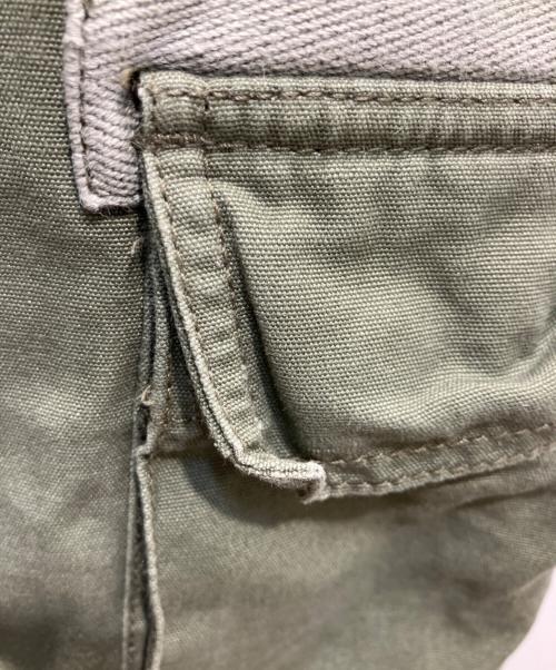 stussy（ステューシー）stussy (ステューシー) クロップドカーゴパンツ オリーブ サイズ:FREEの古着・服飾アイテム