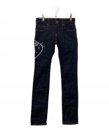 KOJIMA GENES×HELLO KITTY（コジマジーンズ×ハローキティ）の古着「デニムパンツ」｜インディゴ