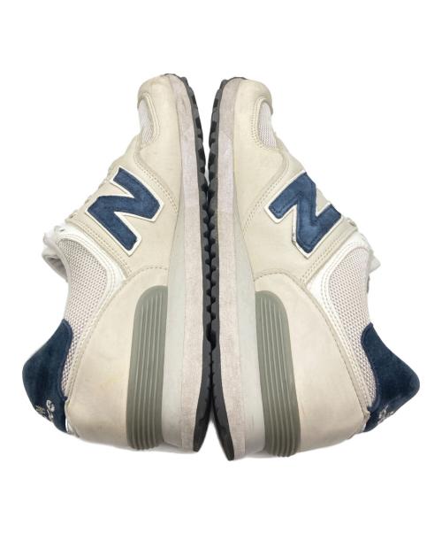 NEW BALANCE（ニューバランス）NEW BALANCE (ニューバランス) スニーカー グレー×ネイビー サイズ:UK 9の古着・服飾アイテム