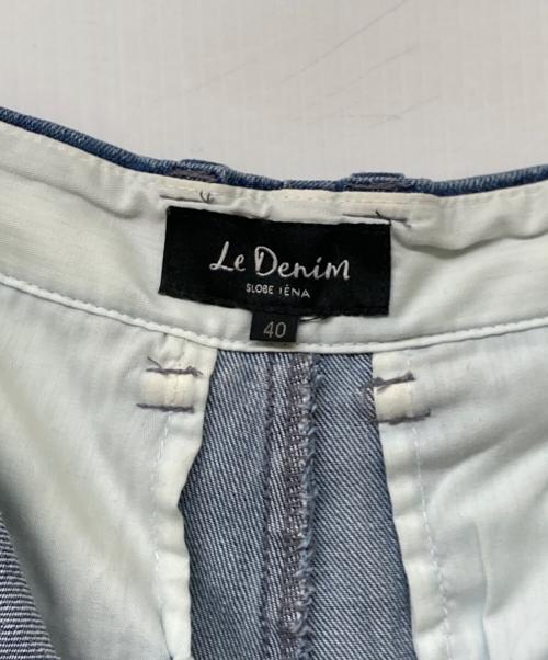 SLOBE IENA（スローブ イエナ）SLOBE IENA (スローブ イエナ) LEDENIM TUCK TROUSERデニム/「ル デニム タック トラウザｰ デニム ブルー サイズ:40の古着・服飾アイテム