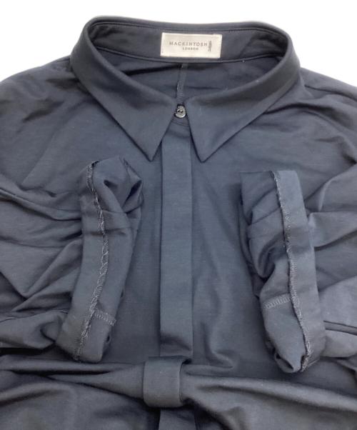 MACKINTOSH LONDON（マッキントッシュ ロンドン）MACKINTOSH LONDON (マッキントッシュ ロンドン) サマーポンチワンピース ネイビー サイズ:38の古着・服飾アイテム