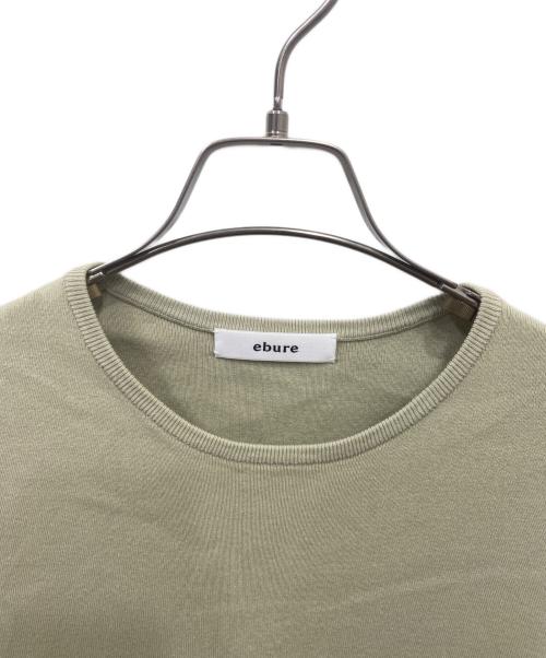 ebure（エブール）EBURE (エブール) ノースリーブニットワンピース ライトグリーン サイズ:FREEの古着・服飾アイテム