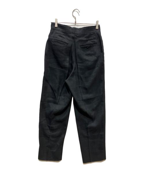 CHAOS（カオス）Chaos (カオス) リネンマレーロタックパンツ ブラック サイズ:SIZE　36の古着・服飾アイテム