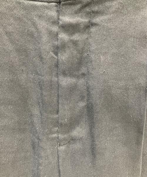 CHAOS（カオス）Chaos (カオス) リネンマレーロタックパンツ ブラック サイズ:SIZE　36の古着・服飾アイテム