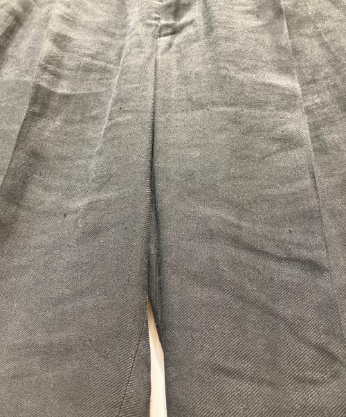 CHAOS（カオス）Chaos (カオス) リネンマレーロタックパンツ ブラック サイズ:SIZE　36の古着・服飾アイテム