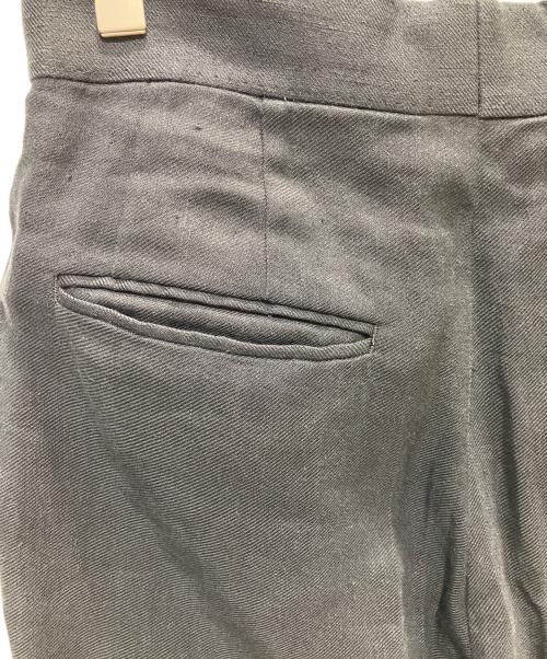 CHAOS（カオス）Chaos (カオス) リネンマレーロタックパンツ ブラック サイズ:SIZE　36の古着・服飾アイテム