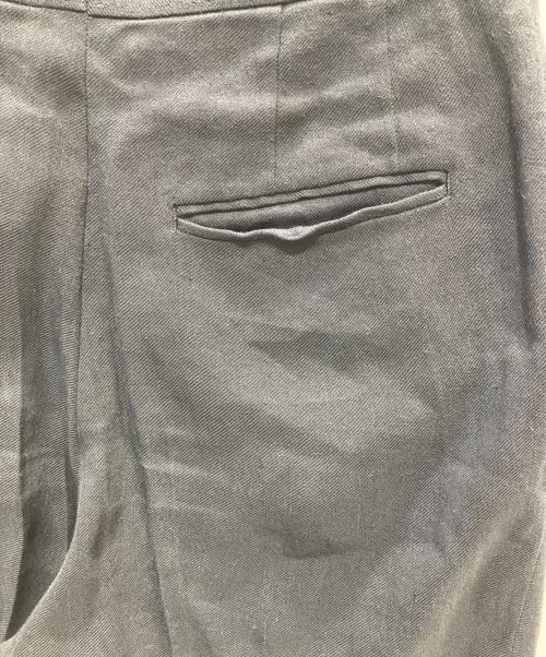 CHAOS（カオス）Chaos (カオス) リネンマレーロタックパンツ ブラック サイズ:SIZE　36の古着・服飾アイテム