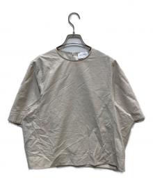UNITED ARROWS TOKYO（ユナイテッドアローズトウキョウ）の古着「トリコット ジャージー フォーム Tシャツ」｜ベージュ