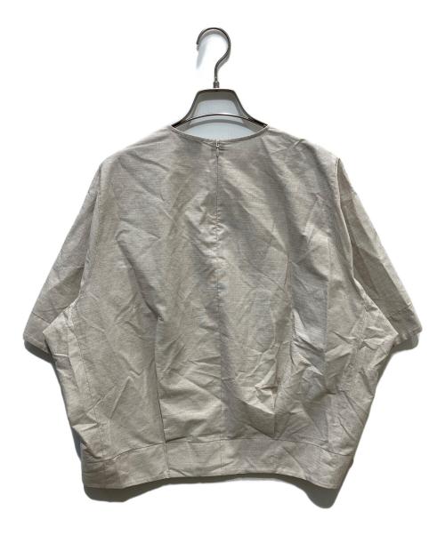 UNITED ARROWS TOKYO（ユナイテッドアローズトウキョウ）UNITED ARROWS TOKYO (ユナイテッドアローズトウキョウ) トリコット ジャージー フォーム Tシャツ ベージュ サイズ:FREEの古着・服飾アイテム