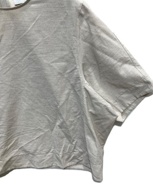UNITED ARROWS TOKYO（ユナイテッドアローズトウキョウ）UNITED ARROWS TOKYO (ユナイテッドアローズトウキョウ) トリコット ジャージー フォーム Tシャツ ベージュ サイズ:FREEの古着・服飾アイテム