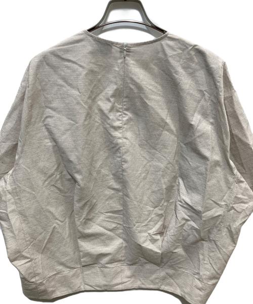 UNITED ARROWS TOKYO（ユナイテッドアローズトウキョウ）UNITED ARROWS TOKYO (ユナイテッドアローズトウキョウ) トリコット ジャージー フォーム Tシャツ ベージュ サイズ:FREEの古着・服飾アイテム