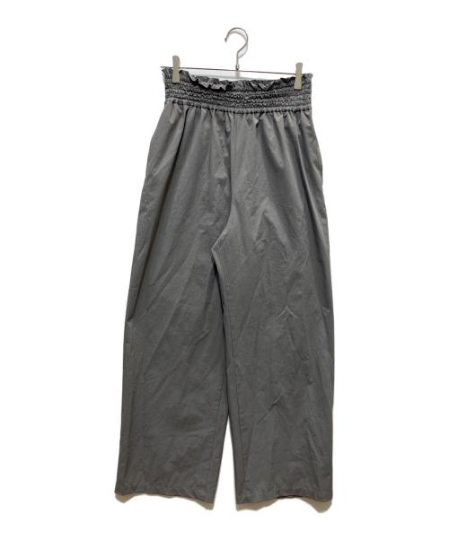 JOURNAL STANDARD（ジャーナルスタンダード）JOURNAL STANDARD (ジャーナルスタンダード) リネンナイロンストレッチワイドパンツ グレー サイズ:SIZE　38の古着・服飾アイテム