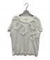 DRIES VAN NOTEN（ドリスヴァンノッテン）の古着「半袖フリルTシャツ」｜ホワイト