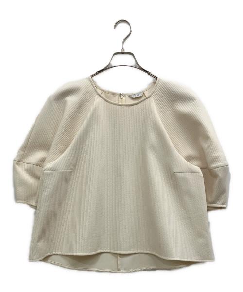 CLANE（クラネ）CLANE (クラネ) STRIPE QUILT PUFF TOPS アイボリー サイズ:SIZE2の古着・服飾アイテム