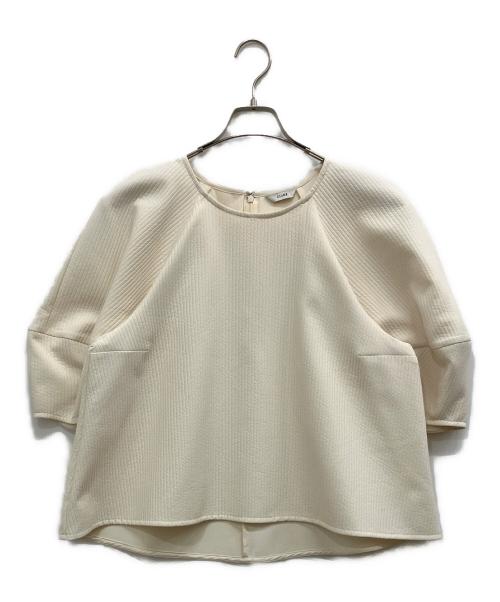CLANE（クラネ）CLANE (クラネ) STRIPE QUILT PUFF TOPS アイボリー サイズ:SIZE2の古着・服飾アイテム