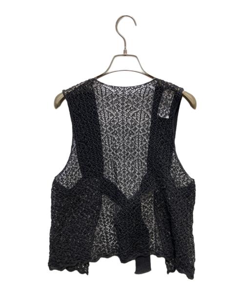 enrica（エンリカ）ENRICA (エンリカ) レース柄ニット ブラック サイズ:FREEの古着・服飾アイテム