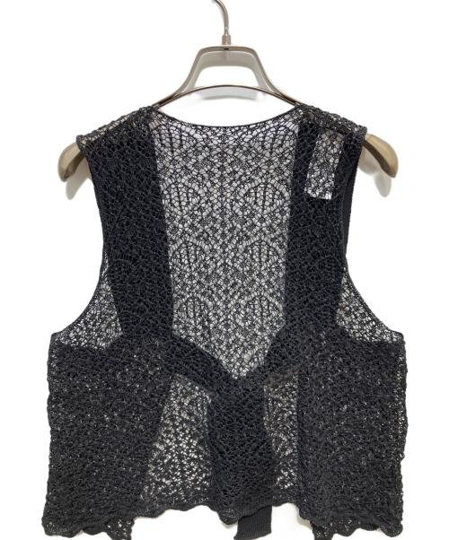 enrica（エンリカ）ENRICA (エンリカ) レース柄ニット ブラック サイズ:FREEの古着・服飾アイテム