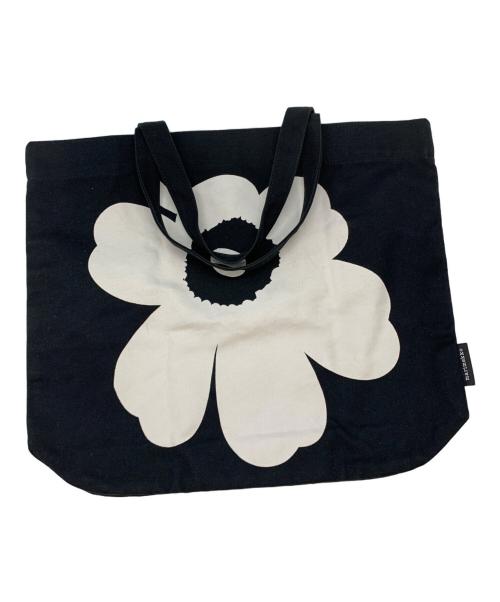 marimekko（マリメッコ）marimekko (マリメッコ) トートバッグ ブラックの古着・服飾アイテム